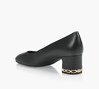 MICHAEL KORS | ESCARPIN MI-HAUT JUNE FLEX NOIR FEMMES