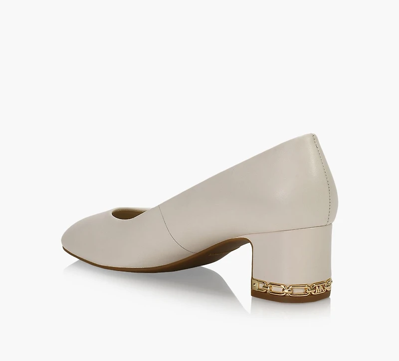 MICHAEL KORS | ESCARPIN MI-HAUT JUNE FLEX TAUPE FEMMES