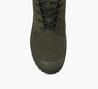 PALLADIUM | BOTTE SP20 CUFF CUIR IMPERMÉABLE À DOUBLURE CHAUDE KHAKI HOMMES
