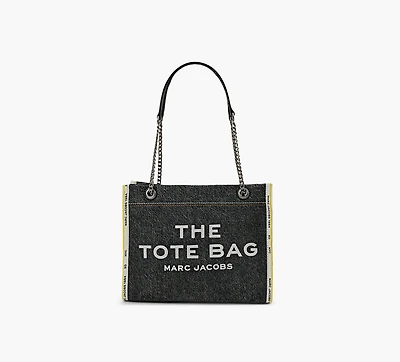 MARC JACOBS | FOURRE-TOUT THE MEDIUM TOTE CHAÎNE | NOIR | FEMMES