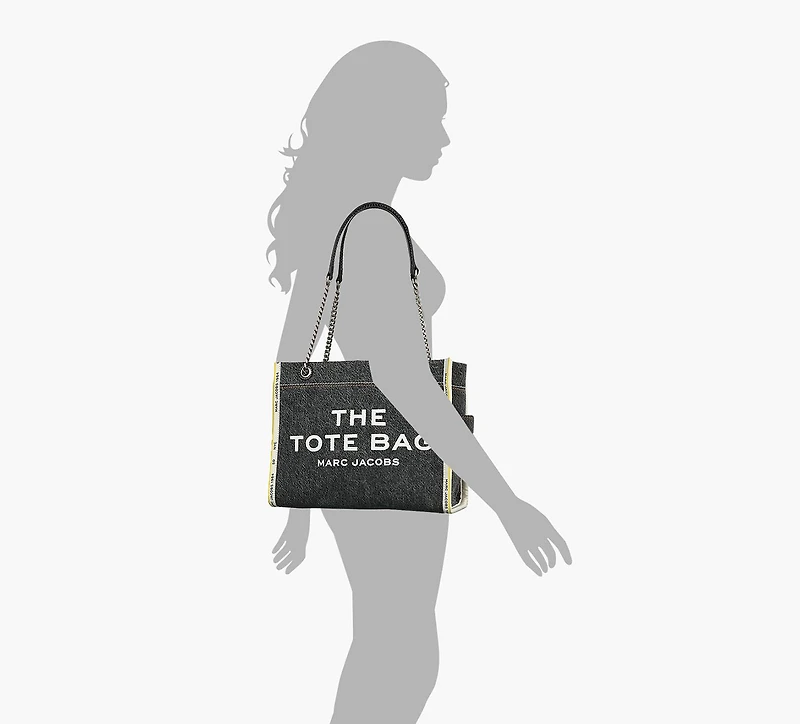 MARC JACOBS | FOURRE-TOUT THE MEDIUM TOTE CHAÎNE | NOIR | FEMMES