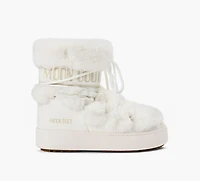 MOON BOOT | BOTTE LTRACK EN FAUSSE FOURRURE BLANC FEMMES