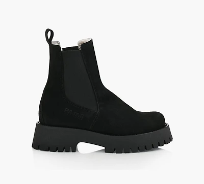PAJAR | BOTTE HÉRITAGE À ENFILER MARA SUÈDE  NOIR FEMMES