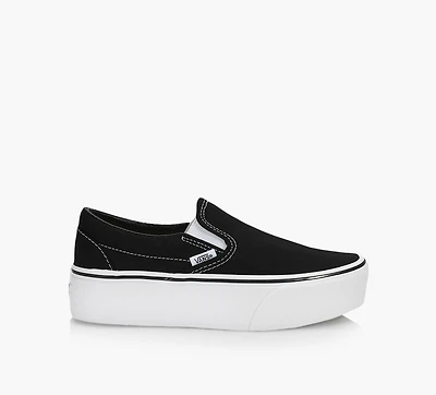VANS | BASKET CLASSIC À ENFILER STACKFORM NOIR FEMMES