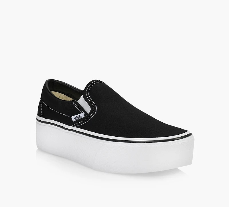 VANS | BASKET CLASSIC À ENFILER STACKFORM NOIR FEMMES