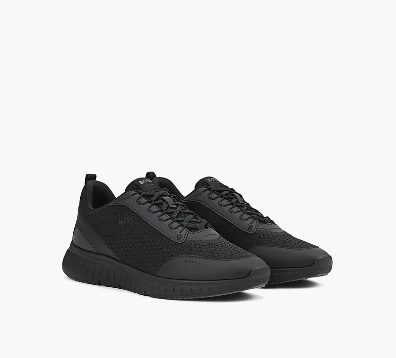 BOSS | BASKET TITANIUM LÉGER NOIR HOMMES