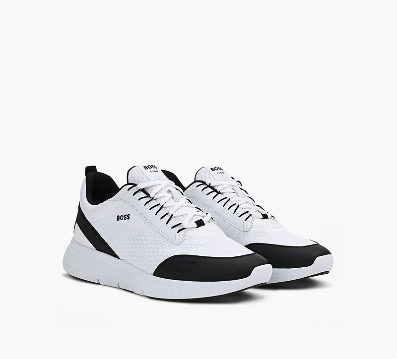 BOSS | BASKET TITANIUM LÉGER BLANC HOMMES
