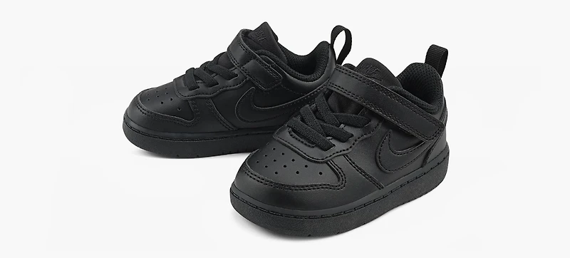 NIKE | BASKET COURT BOROUGH LOW RECRAFT NOIR PETIT ENFANT UNISEXE