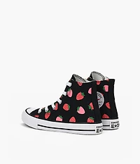 CONVERSE | CHUCK TAYLOR ALL STAR FRAISES NOIR GRAND ENFANT FILLE