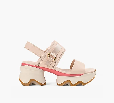 SOREL | KINETIC™ SANDALES IMPACT À TALON BRIDE ARRIÈRE ROSE PALE FEMMES