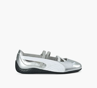 PUMA | BALLERINE SPEEDCAT MÉTALLIQUE ARGENT FEMMES