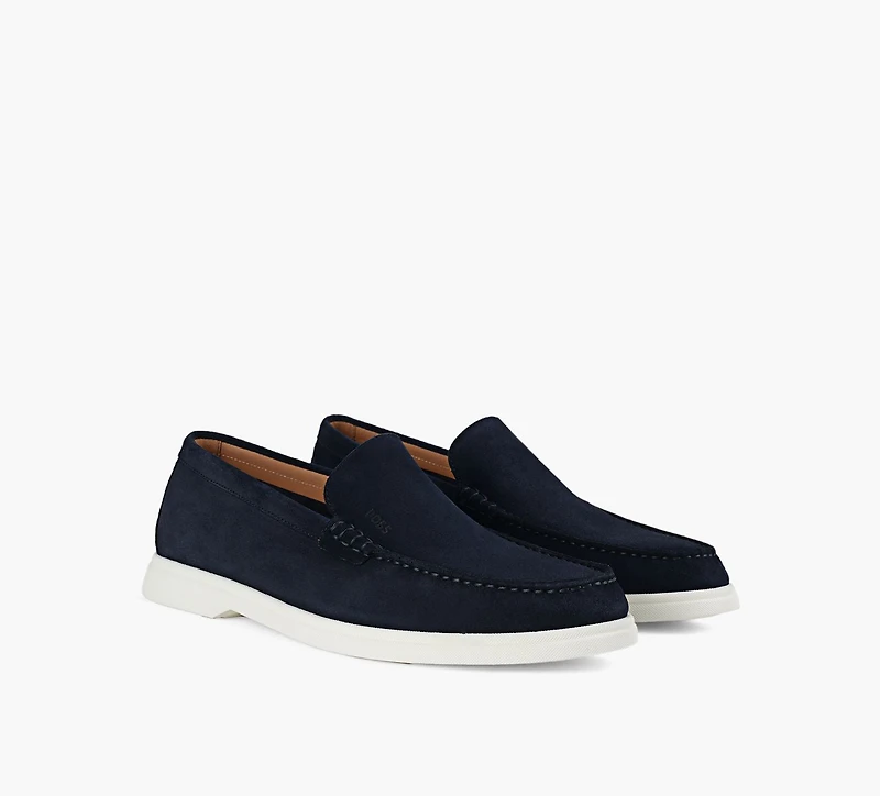 BOSS | MOCASSIN SIENNE BLEU HOMMES