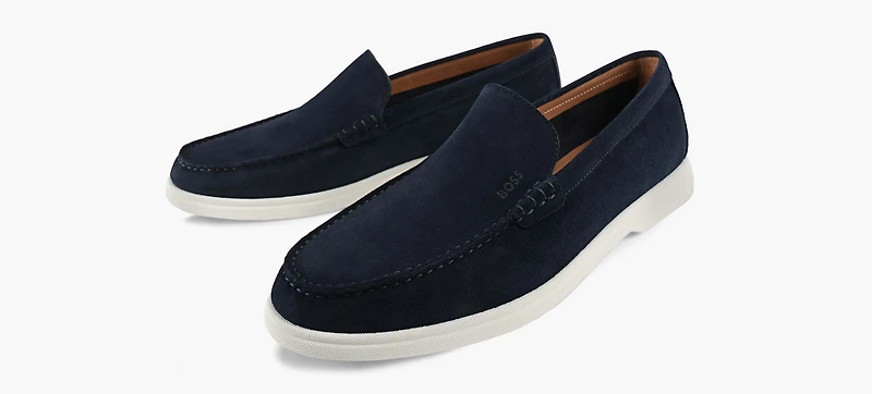 BOSS | MOCASSIN SIENNE BLEU HOMMES