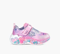 SKECHERS | BASKETS ETERNAL HEART LIGHTS ROSE PALE PETIT ENFANT FILLE