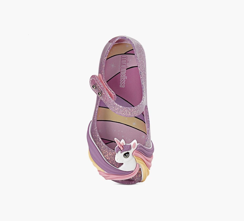 MINI MELISSA | BALLERINE ULTRAGIRL LICORNE ROSE PALE PETIT ENFANT FILLE