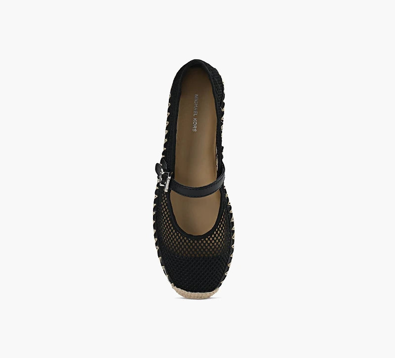 MICHAEL KORS | ESPADRILLE BALLERINE LYNN NOIR FEMMES