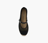 MICHAEL KORS | ESPADRILLE BALLERINE LYNN NOIR FEMMES