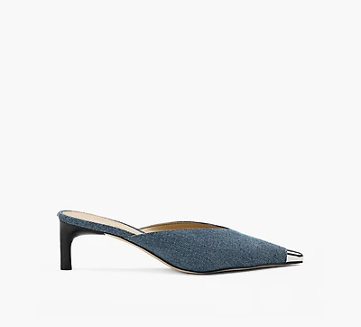 MICHAEL KORS | MULE À TALON KASIA BLEU FEMMES