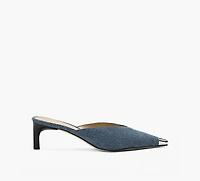 MICHAEL KORS | MULE À TALON KASIA BLEU FEMMES