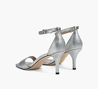 MICHAEL KORS | SANDALE À TALON JAIDA ARGENT FEMMES