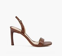 MICHAEL KORS | SANDALE À TALON KASIA TAN FEMMES