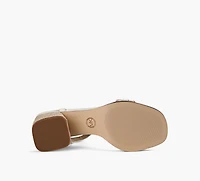 MICHAEL KORS | SANDALE MANDY MID BEIGE FEMMES
