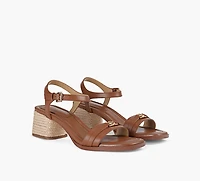 MICHAEL KORS | SANDALE MANDY MID TAN FEMMES