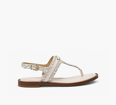 MICHAEL KORS | SANDALE TONG MANDY BEIGE FEMMES