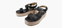 MICHAEL KORS | SANDALE ESPADRILLE LYNN NOIR FEMMES