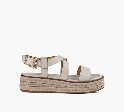 MICHAEL KORS | SANDALE ESPADRILLE LYNN BEIGE FEMMES
