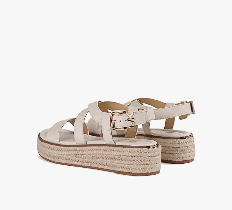 MICHAEL KORS | SANDALE ESPADRILLE LYNN BEIGE FEMMES