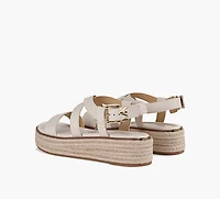 MICHAEL KORS | SANDALE ESPADRILLE LYNN BEIGE FEMMES