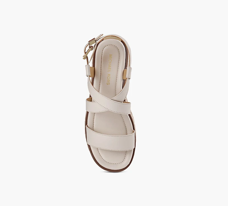 MICHAEL KORS | SANDALE ESPADRILLE LYNN BEIGE FEMMES