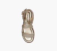 MICHAEL KORS | SANDALE ESPADRILLE LYNN OR FEMMES