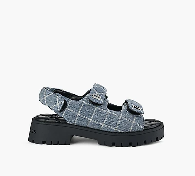 MARC JACOBS | SANDALE THE J STRAP SPORT BLEU FEMMES