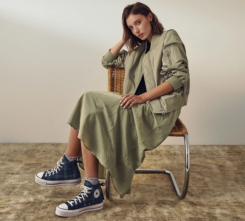 CONVERSE | CHUCK TAYLOR ALL STAR LIFT PLATFORM HAUTE BLEU FEMMES
