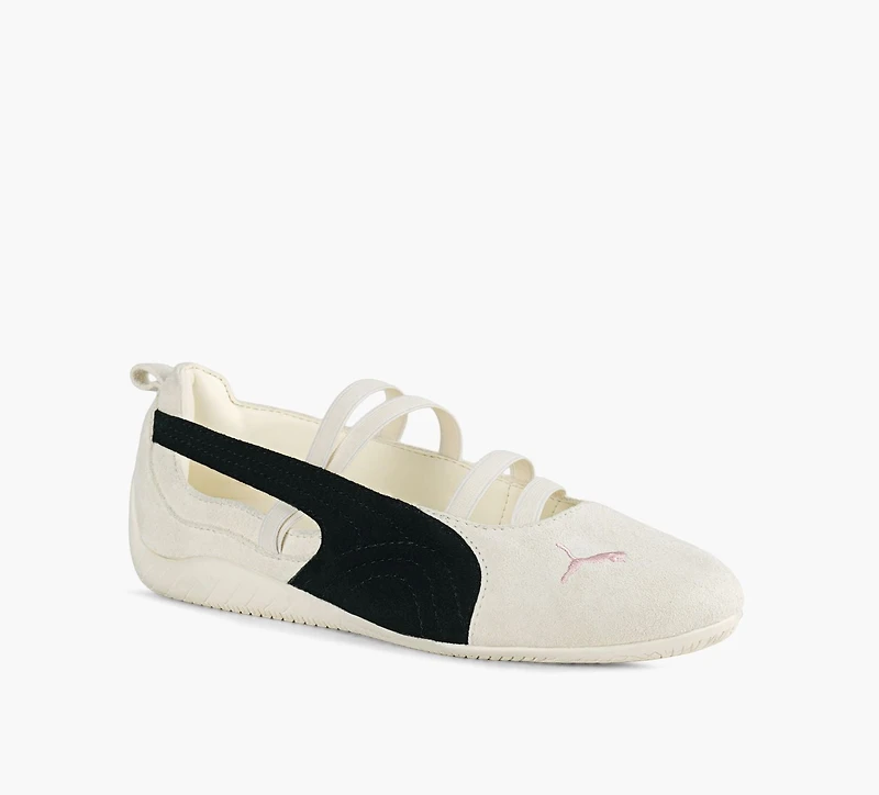 PUMA | X ROSÉ SPEEDCAT BALLERINE SUÈDE BLANC FEMMES
