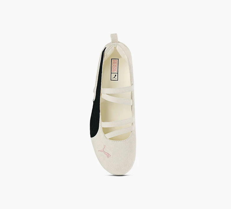 PUMA | X ROSÉ SPEEDCAT BALLERINE SUÈDE BLANC FEMMES