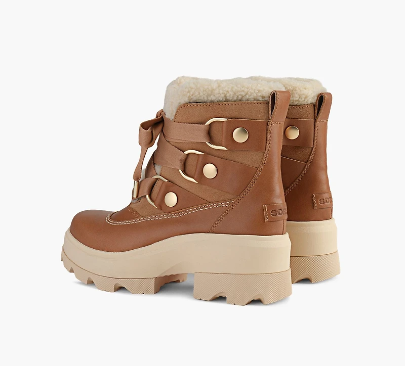 SOREL | BOTTE CONFORTABLE JOAN FRWD IMPERMÉABLE TAN FEMMES