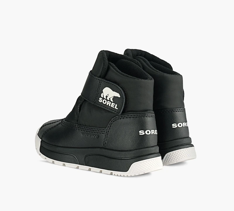 SOREL | WHITNEY™ III À SANGLE IMPERMÉABLE MI-HAUTE NOIR BÉBÉ & BAMBIN FILLE