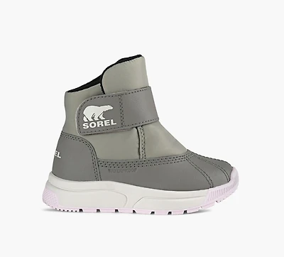 SOREL | WHITNEY™ III À SANGLE IMPERMÉABLE MI-HAUTE GRIS PETIT ENFANT FILLE