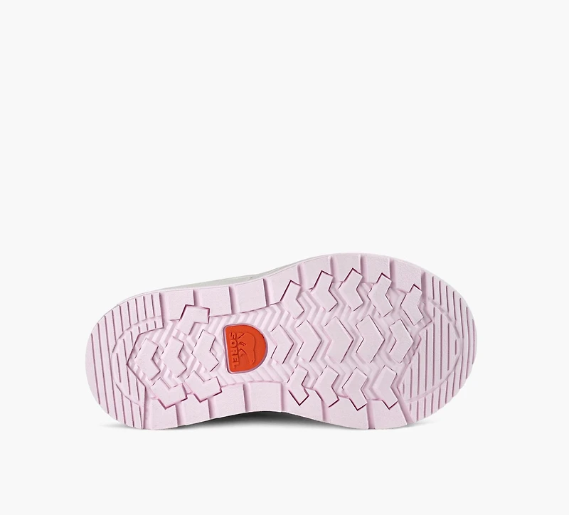 SOREL | WHITNEY™ III À SANGLE IMPERMÉABLE MI-HAUTE GRIS PETIT ENFANT FILLE
