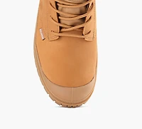 PALLADIUM | BOTTE SP20 CUFF CUIR IMPERMÉABLE À DOUBLURE CHAUDE TAN HOMMES