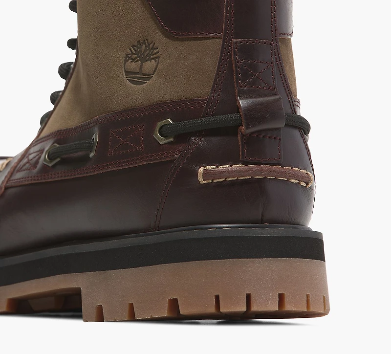 TIMBERLAND | BOTTE LACÉE IMPERMÉABLE BRITTON ROAD À TIGE MI-HAUTE BOURGOGNE HOMMES