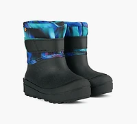 BOGS | BOTTE COQUILLE DE NEIGE BÉBÉ AURORES BORÉALES NOIR & BAMBIN UNISEXE