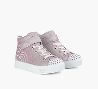 SKECHERS | BASKETS HEART STEPS ROSE DORÉ GRAND ENFANT FILLE