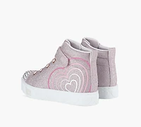SKECHERS | BASKETS HEART STEPS ROSE DORÉ GRAND ENFANT FILLE