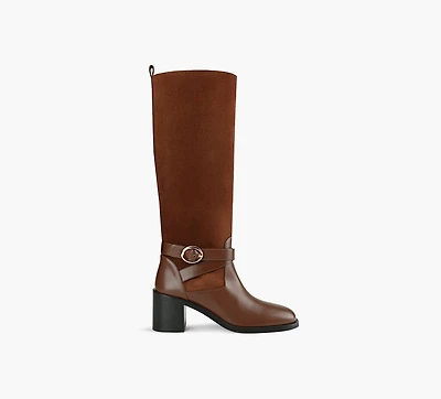 STUART WEITZMAN | BOTTE BENNI RIDING 55 TAN FEMMES