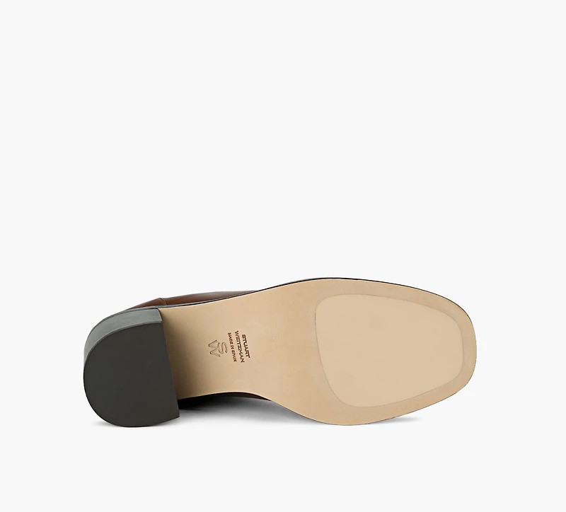 STUART WEITZMAN | BOTTE BENNI RIDING 55 TAN FEMMES