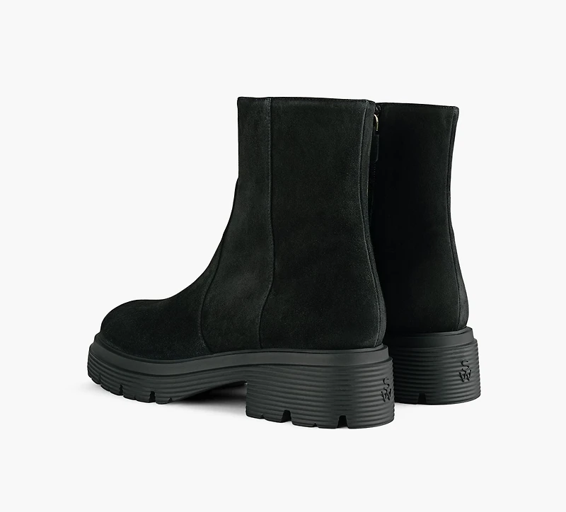 STUART WEITZMAN | BOTTINE À FERMETURE ÉCLAIR HUDSON LITE NOIR FEMMES